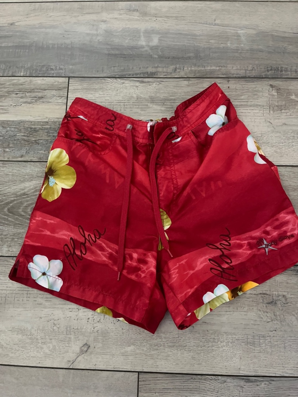 Body Glove Hawaiian Aloha Swim Trunks